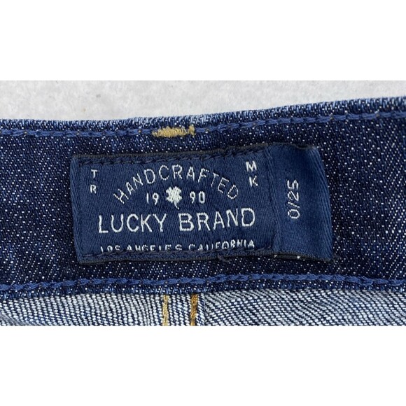 Lucky Brand Women’s Denim Bermuda Shorts Size 0/25 Blue Distressed Jean - Picture 7 of 13